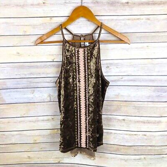 NWT Velvet Embroidered top - Picture 1 of 2